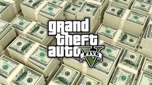 Stacks of cash behind the Grand Theft Auto logo — thematic image for GTA 6 pre-orders and pricing